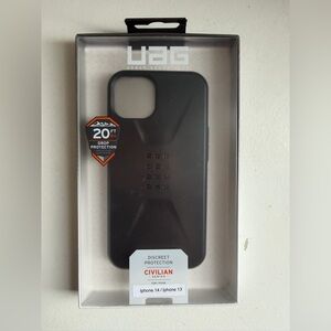 Ag Adriano Goldschmied Sleek Black iPhone Case 13/14